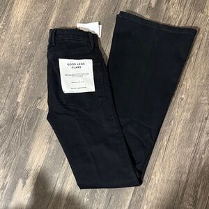 Good American Women's Dark Flare Jeans